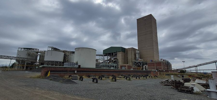 CTP Infrastructure — paste thickener tanks and 70m recovery tower complex