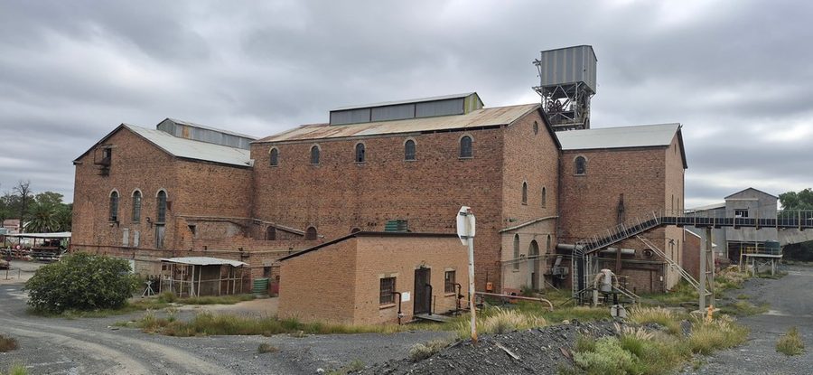 Historic Winding House — c.1890s brick engine house, Wesselton Shaft