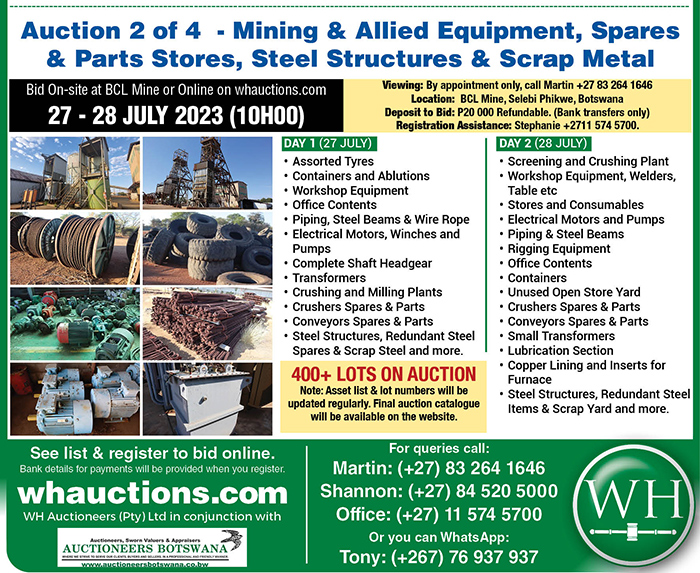 BCL Mine Liquidation Auction