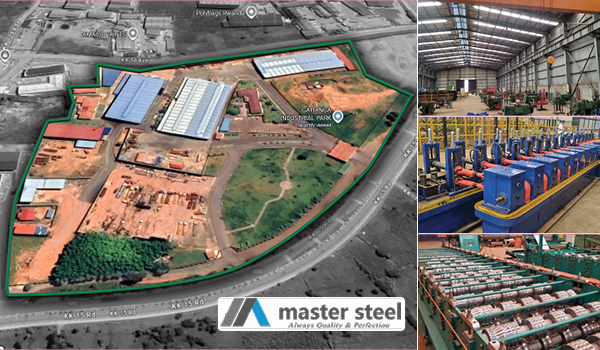 Steel manufacturing facility in Kigali, Rwanda